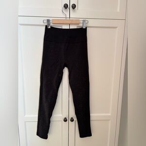 lululemon High-Rise Leggings – Size 4 – Black Speckled